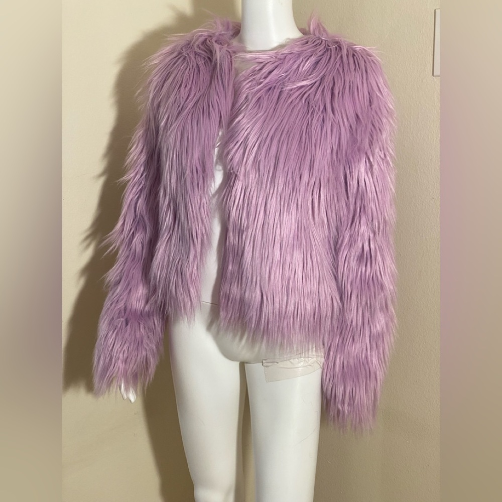 Women's Faux Fur Jacket Sz M